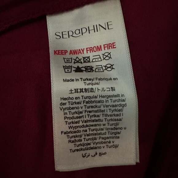NWT Raspberry Pink Fit & Flare Maternity to Nursing Dress, Seraphine Maternity - Picture 4 of 7